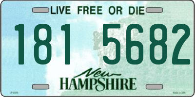 NH license plate 1815682