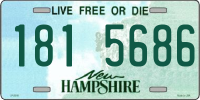 NH license plate 1815686