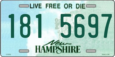 NH license plate 1815697