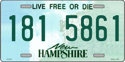 NH license plate 1815861