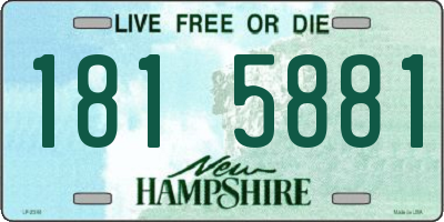 NH license plate 1815881