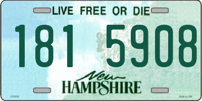 NH license plate 1815908