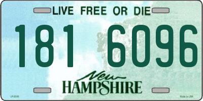 NH license plate 1816096