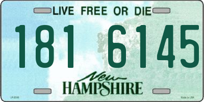 NH license plate 1816145