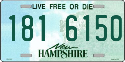 NH license plate 1816150
