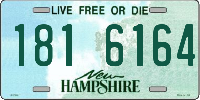 NH license plate 1816164