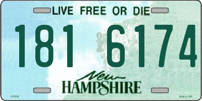 NH license plate 1816174