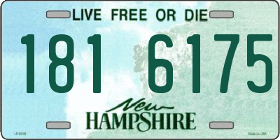 NH license plate 1816175