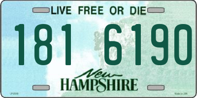NH license plate 1816190