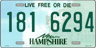 NH license plate 1816294