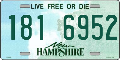 NH license plate 1816952
