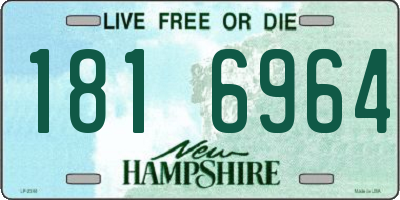 NH license plate 1816964