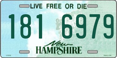NH license plate 1816979