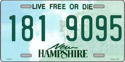 NH license plate 1819095