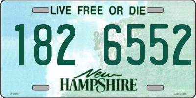 NH license plate 1826552