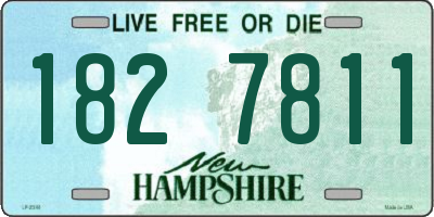 NH license plate 1827811