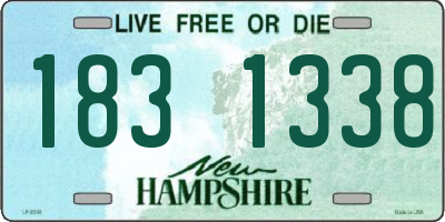 NH license plate 1831338