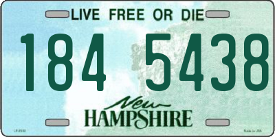 NH license plate 1845438