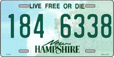 NH license plate 1846338