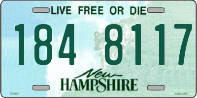 NH license plate 1848117