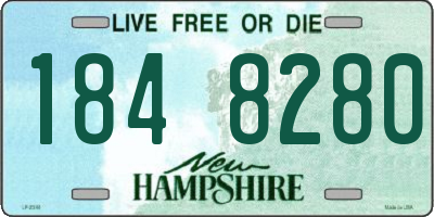 NH license plate 1848280