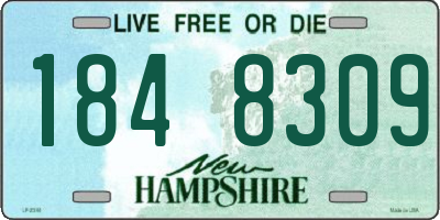NH license plate 1848309