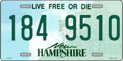 NH license plate 1849510