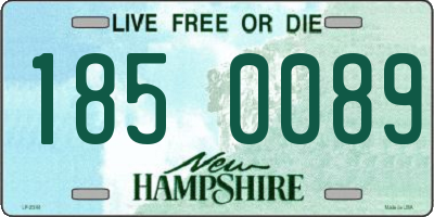 NH license plate 1850089
