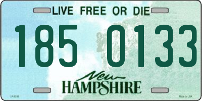 NH license plate 1850133