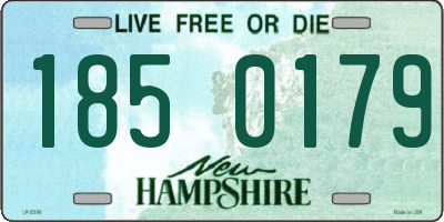 NH license plate 1850179