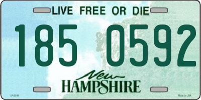 NH license plate 1850592