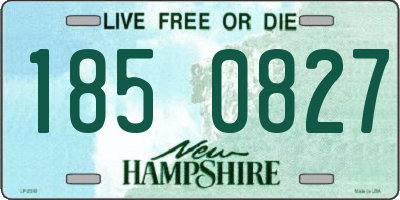 NH license plate 1850827