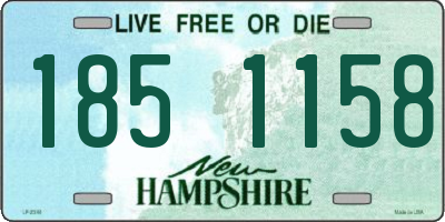 NH license plate 1851158