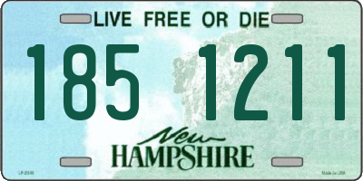 NH license plate 1851211