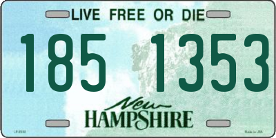 NH license plate 1851353