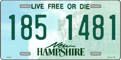 NH license plate 1851481
