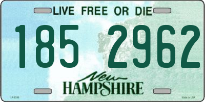 NH license plate 1852962