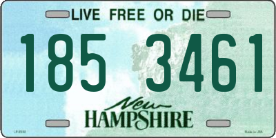 NH license plate 1853461