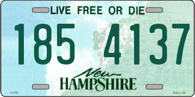 NH license plate 1854137
