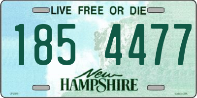 NH license plate 1854477