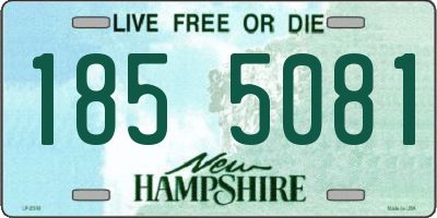 NH license plate 1855081