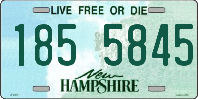 NH license plate 1855845