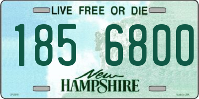 NH license plate 1856800