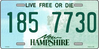 NH license plate 1857730