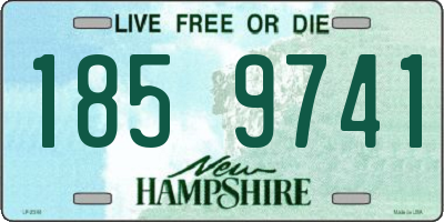 NH license plate 1859741