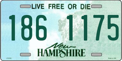 NH license plate 1861175