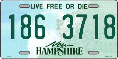 NH license plate 1863718