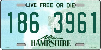 NH license plate 1863961