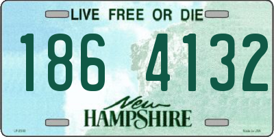 NH license plate 1864132
