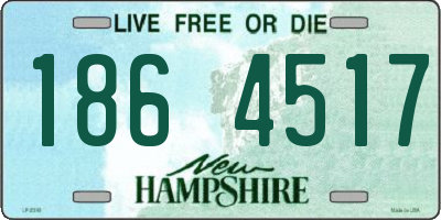 NH license plate 1864517